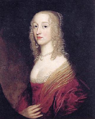 Gerard van Honthorst Portrait of Luise Hollandine, in fact Louise Maria, Pfalzgrafin bei Rhein France oil painting art